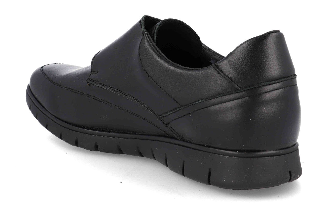 Bequeme Lederschuhe (mit Klettverschluss)