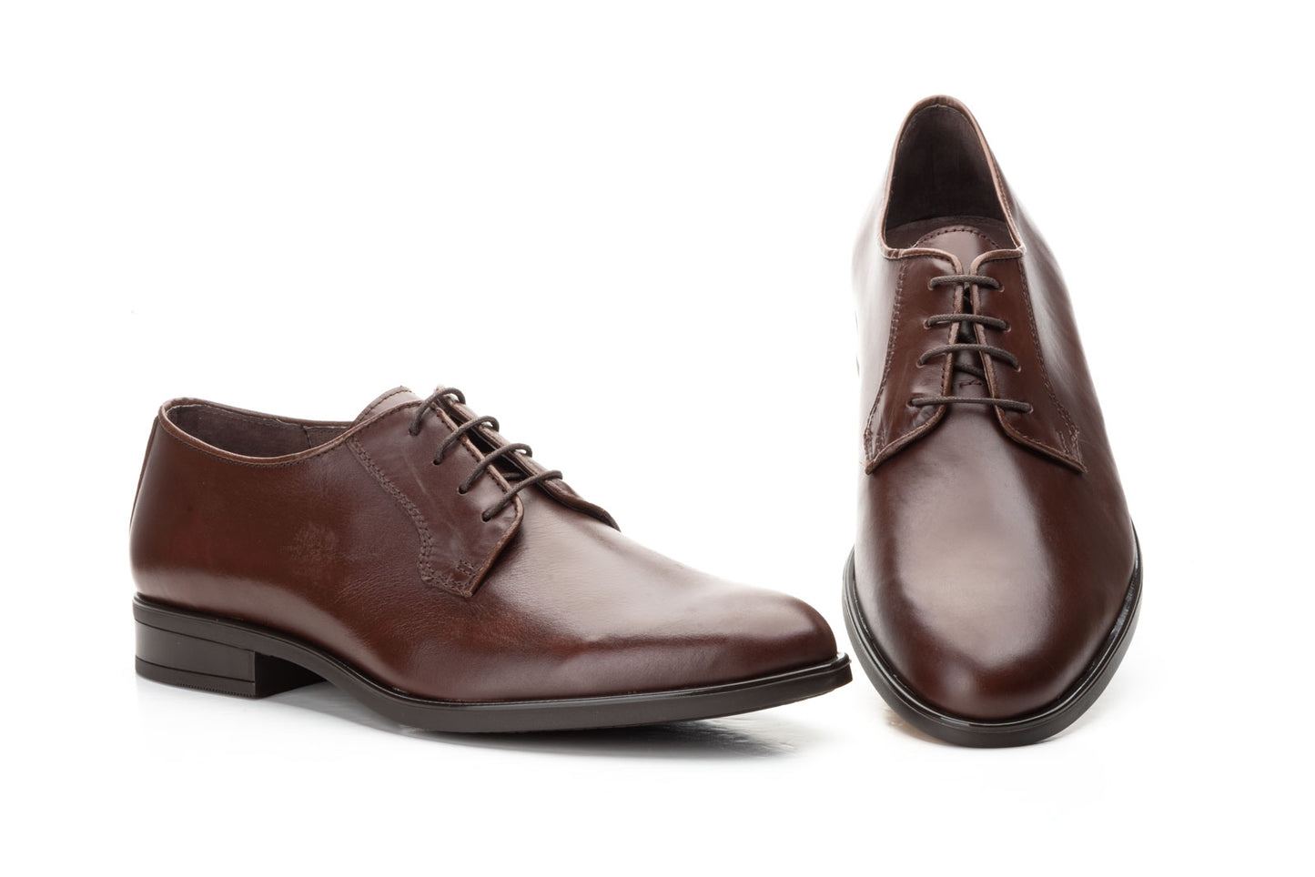 Chaussures à lacets marron