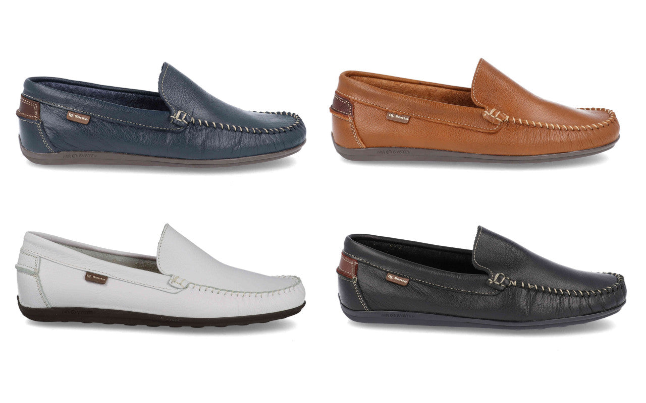 Lässige Slipper aus Leder