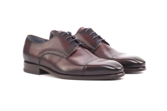 Derby Shoes - Burgundy